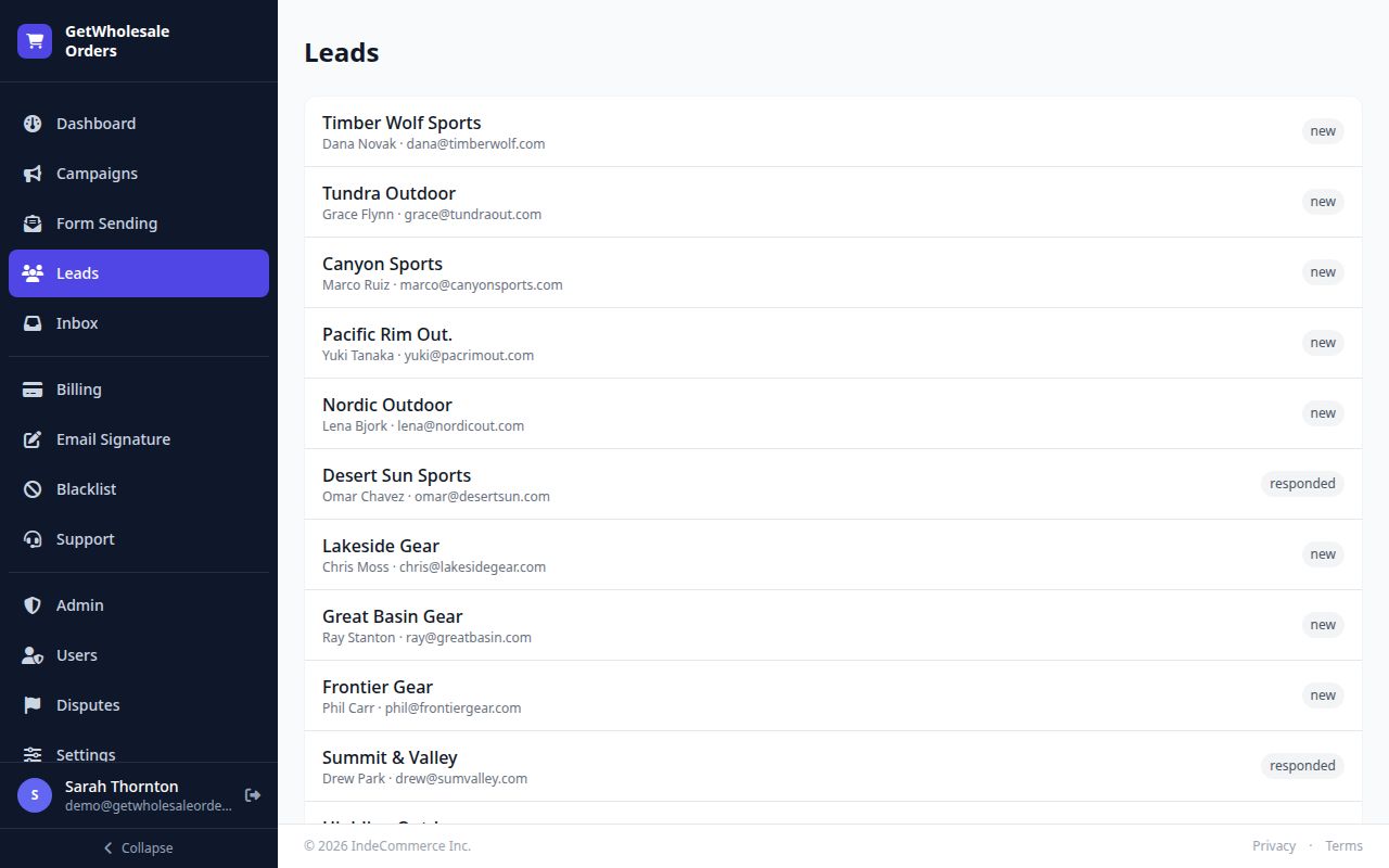 Lead Discovery screenshot